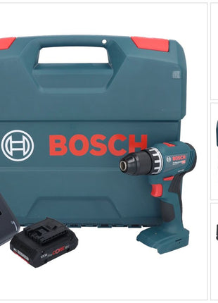 Bosch GSR 18V-45 Professional Akku Bohrschrauber 18 V 45 Nm Brushless + 1x ProCORE Akku 4,0 Ah + Ladegerät + L-Case