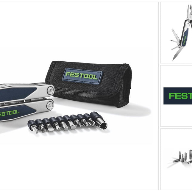 Festool MT-FT1 Multitool 20 in 1 ( 577934 ) Pinze / Tagliafili / Lime / Cacciavite / Apriscatole / Apribottiglie / Sge / Rompivetro / Set di punte da RICHARTZ