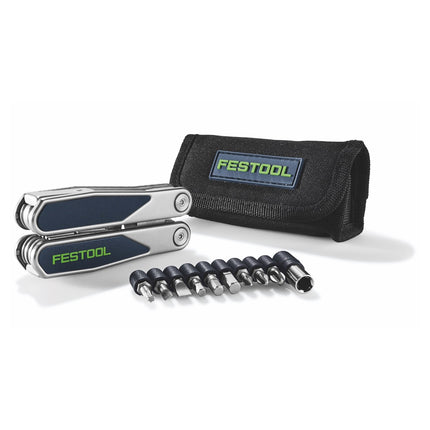 Festool MT-FT1 Multitool 20 in 1 ( 577934 ) pliers / wire cutter / file / screwdriver / can opener / bottle opener / saw / glass breaker / bit set by RICHARTZ