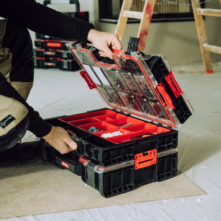 Qbrick System 3x PRO 200 Organizer 452 x 358 x 79 mm 6 L impilabili IP54