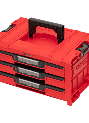 Carro herramientas Qbrick System PRO RED ULTRA HD 3 en 1 set cajón 3 caja herramientas 2.0 expert + maletín tecnología PRO 2.0 + carro PRO 2.0