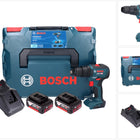 Bosch GSB 18V-55 Taladradora de percusión profesional sin cable 18 V 55 Nm sin escobillas ( 06019H5300 ) + 2x acumulador 4,0 Ah + cargador + L-Boxx