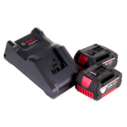 Bosch GSB 18V-55 Professional Perceuse-visseuse à percussion sans fil 18 V 55 Nm Brushless ( 06019H5300 ) + 2x batterie 4,0 Ah + chargeur + L-Boxx