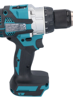 Makita DHP 489 RF1 Perceuse-visseuse à percussion sans fil 18 V 73 Nm Brushless + 1x batterie 3,0 Ah + chargeur