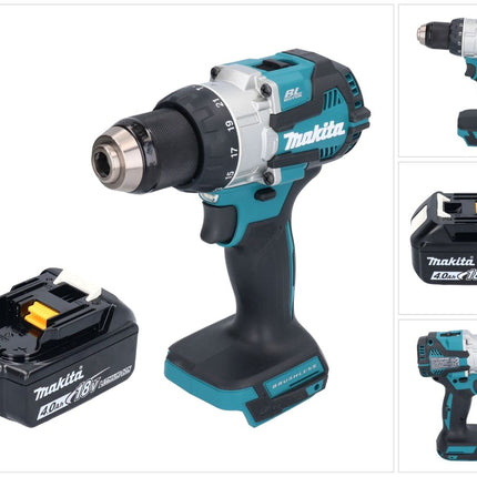 Makita DHP 489 M1 trapano a percussione a batteria 18 V 73 Nm senza spazzole + 1x batteria ricaricabile 4,0 Ah - senza caricabatteria