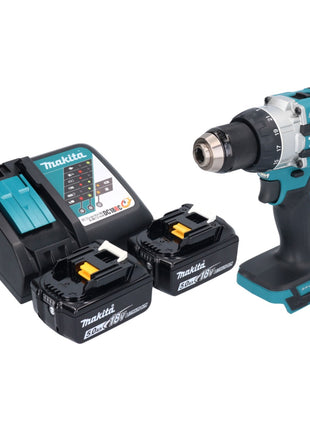 Makita DHP 489 RT Perceuse-visseuse à percussion sans fil 18 V 73 Nm Brushless + 2x batterie 5,0 Ah + chargeur