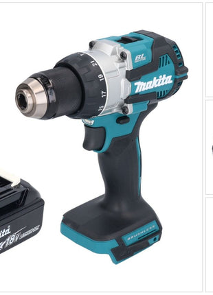 Makita DHP 489 G1 Perceuse-visseuse à percussion sans fil 18 V 73 Nm Brushless + 1x batterie 6,0 Ah - sans chargeur