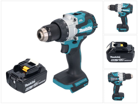 Makita DHP 489 G1 cordless impact drill 18 V 73 Nm brushless + 1x rechargeable battery 6.0 Ah - without charger