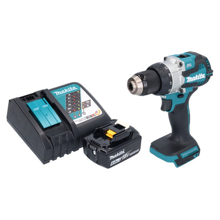 Taladro de percusión sin cable Makita DHP 489 RG1 18 V 73 Nm sin escobillas + 1x batería recargable 6,0 Ah + cargador
