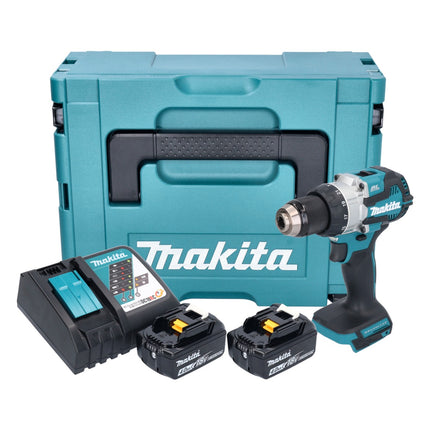Makita DHP 489 RMJ cordless impact drill 18 V 73 Nm brushless + 2x rechargeable battery 4.0 Ah + charger + Makpac