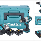 Makita DHP 489 RTJ cordless impact drill 18 V 73 Nm brushless + 2x rechargeable battery 5.0 Ah + charger + Makpac