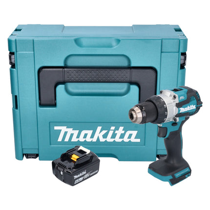 Taladro de percusión sin cable Makita DHP 489 G1J 18 V 73 Nm sin escobillas + 1x batería recargable 6,0 Ah + Makpac - sin cargador