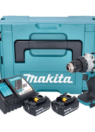 Taladro percutor inalámbrico Makita DHP 489 RGJ 18 V 73 Nm sin escobillas + 2x baterías 6,0 Ah + cargador + Makpac