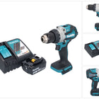 Taladro atornillador a batería Makita DDF 489 RF1 18 V 73 Nm sin escobillas + 1x batería recargable 3,0 Ah + cargador
