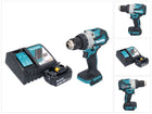 Makita DDF 489 RM1 Akku Bohrschrauber 18 V 73 Nm Brushless + 1x Akku 4,0 Ah + Ladegerät