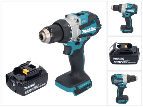 Makita DDF 489 T1 Akku Bohrschrauber 18 V 73 Nm Brushless + 1x Akku 5,0 Ah - ohne Ladegerät