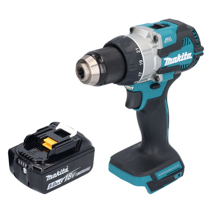 Taladro atornillador a batería Makita DDF 489 T1 18 V 73 Nm sin escobillas + 1x batería recargable 5,0 Ah - sin cargador