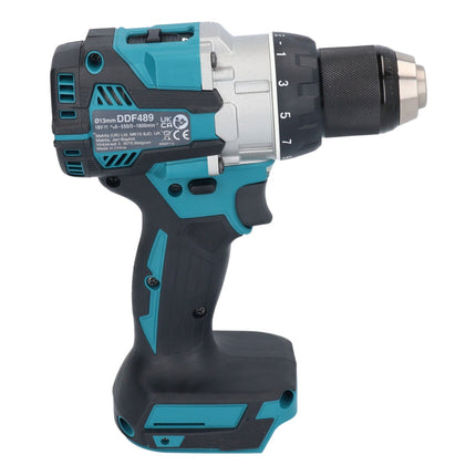Makita DDF 489 RT cordless drill driver 18 V 73 Nm brushless + 2x rechargeable battery 5.0 Ah + charger