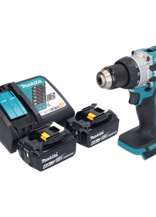 Makita DDF 489 RG Akku Bohrschrauber 18 V 73 Nm Brushless + 2x Akku 6,0 Ah + Ladegerät