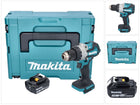 Makita DDF 489 F1J Perceuse-visseuse sans fil 18 V 73 Nm Brushless + 1x batterie 3,0 Ah + Makpac - sans chargeur