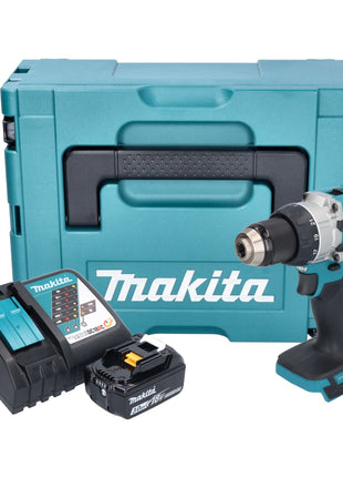 Makita DDF 489 RF1J taladro atornillador inalámbrico 18 V 73 Nm sin escobillas + 1x batería 3,0 Ah + cargador + Makpac