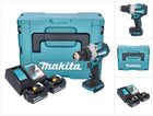 Makita DDF 489 RMJ taladro atornillador inalámbrico 18 V 73 Nm sin escobillas + 2 baterías 4,0 Ah + cargador + Makpac