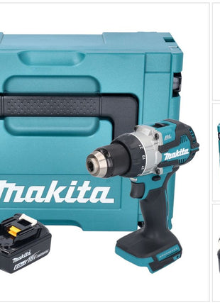 Makita DDF 489 G1J Perceuse-visseuse sans fil 18 V 73 Nm Brushless + 1x batterie 6,0 Ah + Makpac - sans chargeur