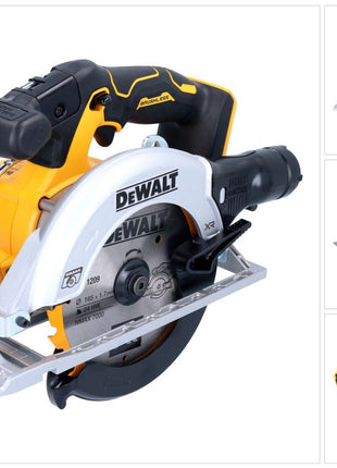 DeWalt DCS 565 N akumulatorowa pilarka tarczowa 18 V 165 mm bezszczotkowa Solo - bez akumulatora, bez ładowarki