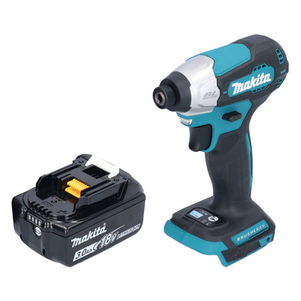 Makita DTD 157 F1 akumulatorowy klucz udarowy 18 V 140 Nm 1/4" bezszczotkowy + 1x akumulator 3,0 Ah - bez ładowarki