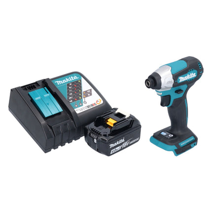 Makita DTD 157 RM1 cordless impact wrench 18 V 140 Nm 1/4" brushless + 1x rechargeable battery 4.0 Ah + charger