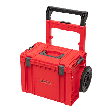 Qbrick System PRO Cart 2.0 Plus RED ULTRA HD impilabile 490 x 415 x 660 mm 29 l IP54 doppio manico telescopico estraibile