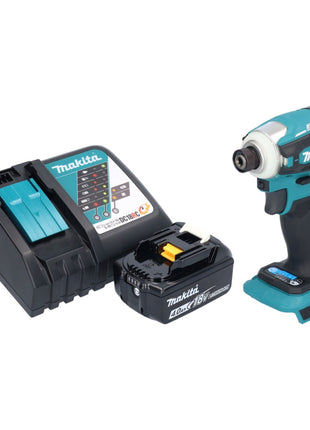 Makita DTD 172 RM1 akumulatorowy klucz udarowy 18 V 180 Nm 1/4" bezszczotkowy + 1x akumulator 4,0 Ah + ładowarka