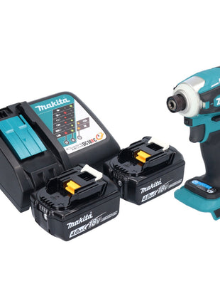 Makita DTD 172 RM akumulatorowy klucz udarowy 18 V 180 Nm 1/4" bezszczotkowy + 2x akumulator 4,0 Ah + ładowarka