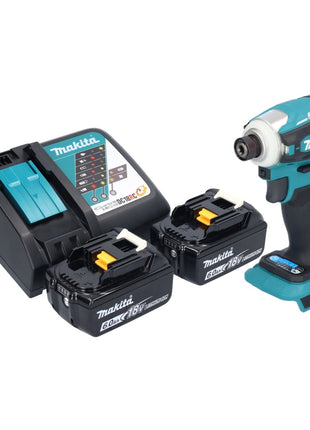 Makita DTD 172 RG akumulatorowy klucz udarowy 18 V 180 Nm 1/4" bezszczotkowy + 2x akumulator 6,0 Ah + ładowarka