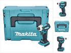 Makita DTD 172 ZJ Clé à choc sans fil 18 V 180 Nm 1/4'' Brushless + Makpac - sans batterie, sans chargeur