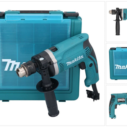 Taladro percutor Makita HP 1630 K 710 vatios + maletín