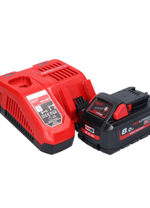 Sierra de mesa a batería Milwaukee M18 FTS210-801B 18 V 210 mm sin escobillas + 1x batería 8,0 Ah + cargador