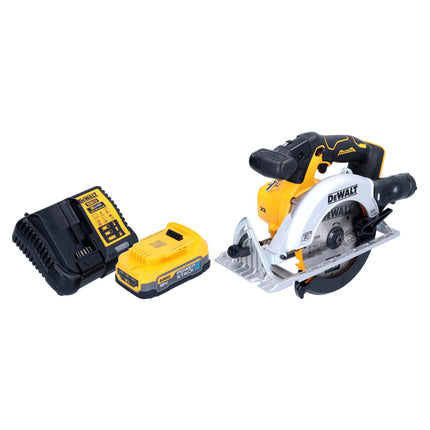 Akumulatorowa pilarka tarczowa DeWalt DCS 565 E1 18 V 165 mm bezszczotkowa + 1x akumulator Powerstack 1,7 Ah + ładowarka