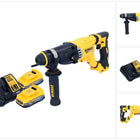 Martillo combinado a batería DeWalt DCH 263 E2 18 V 3 J SDS Plus Brushless + 2x batería Powerstack 1,7 Ah + cargador