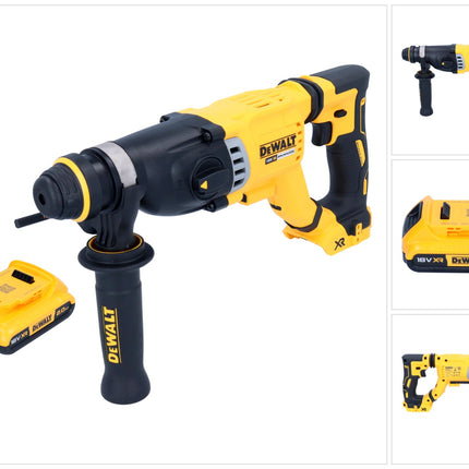 Martillo combinado a batería DeWalt DCH 263 N 18 V 3 J SDS Plus Brushless + 1x batería 2,0 Ah - sin cargador