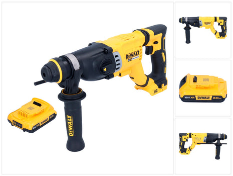 DeWalt DCH 263 N Marteau perforateur burineur sans fil 18 V 3 J SDS Plus Brushless + 1x Batterie 2,0 Ah - ohne Ladegert