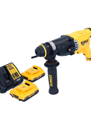 Martillo combinado a batería DeWalt DCH 263 D2 18 V 3 J SDS Plus Brushless + 2x baterías 2,0 Ah + cargador