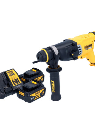 Martillo combinado a batería DeWalt DCH 263 M2 18 V 3 J SDS Plus Brushless + 2x baterías 4,0 Ah + cargador