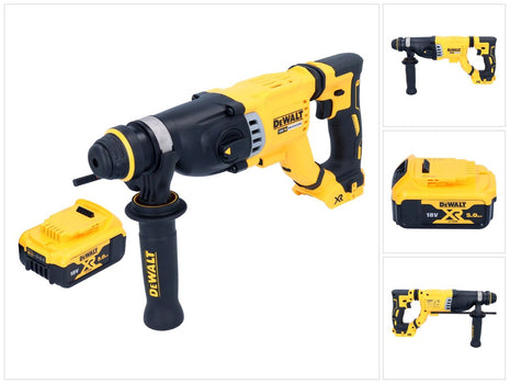 DeWalt DCH 263 N Marteau perforateur burineur sans fil 18 V 3 J SDS Plus Brushless + 1x Batterie 5,0 Ah - ohne Ladegert