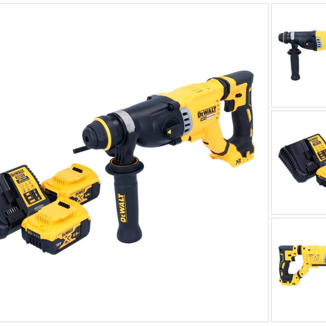 DeWalt DCH 263 P2 Akku Kombihammer 18 V 3 J SDS Plus Brushless + 2x Akku 5,0 Ah + Ladegerät