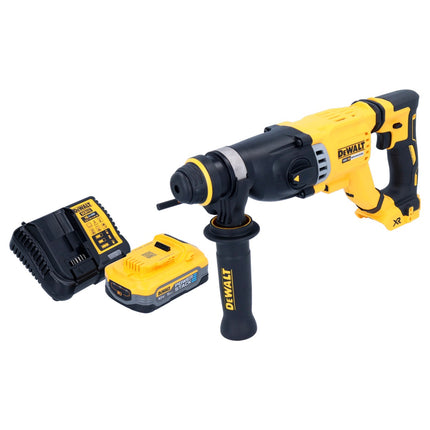 Martillo combinado a batería DeWalt DCH 263 H1 18 V 3 J SDS Plus Brushless + 1x batería Powerstack 5,0 Ah + cargador