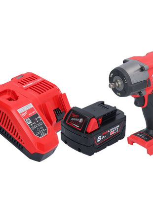 Milwaukee M18 FMTIW2F38-501 Akumulatorowy klucz udarowy 18 V 745 Nm 3/8" bezszczotkowy + 1x akumulator 5,0 Ah + ładowarka