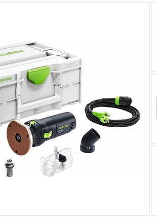 Festool OFK 500 Q-Plus R3 fraiseuse de chant 450 W + fraise à arrondir 3 mm + Systainer ( 576225 )