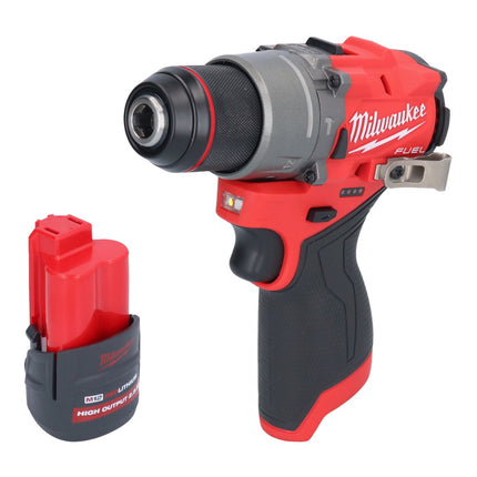 Taladro percutor inalámbrico Milwaukee M12 FPD2-251 12 V 45 Nm sin escobillas + 1x batería 2,5 Ah - sin cargador
