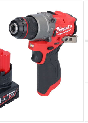 Milwaukee M12 FPD2-401 Akku Schlagbohrschrauber 12 V 45 Nm Brushless + 1x Akku 4,0 Ah - ohne Ladegerät